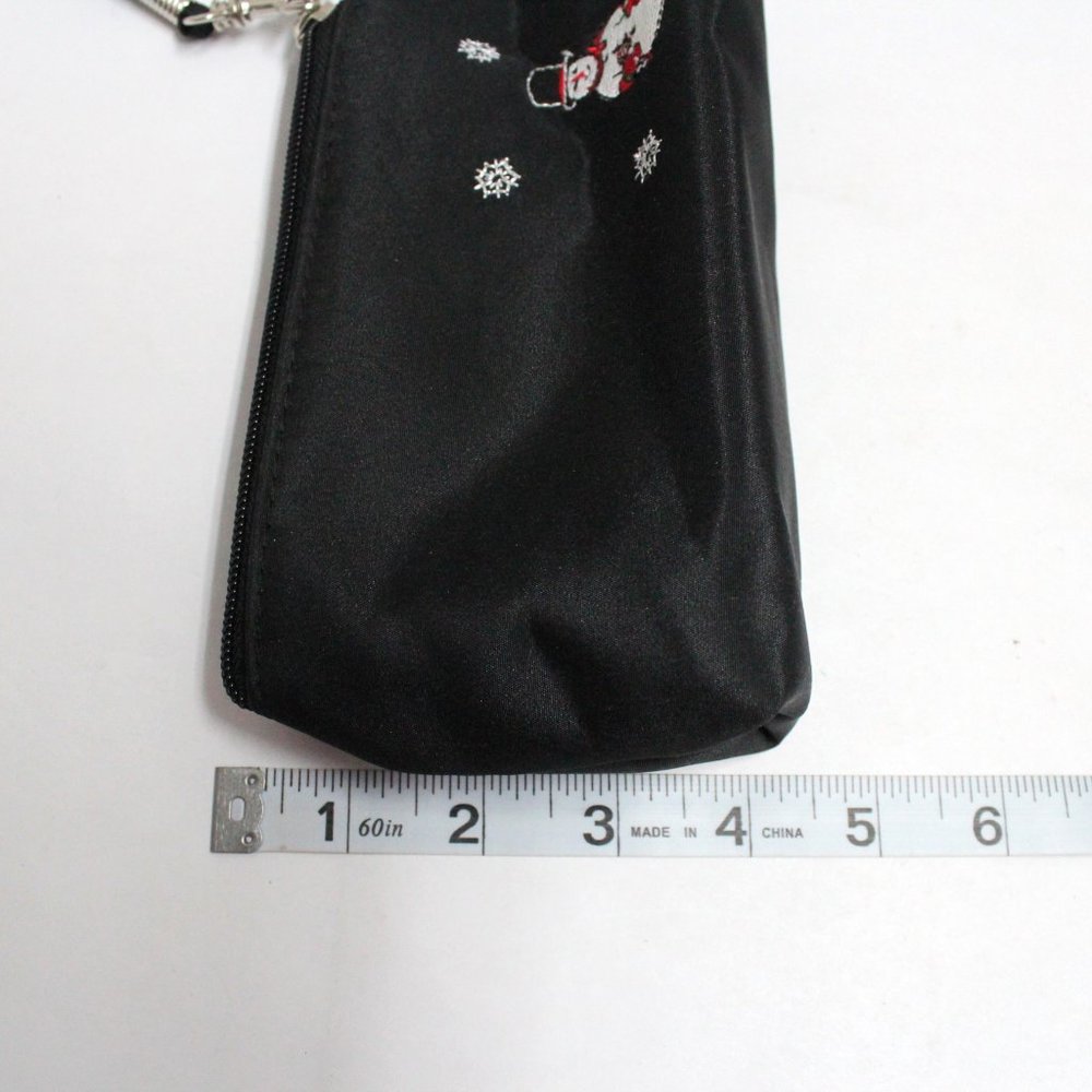 Older Unbranded 3 Piece Holiday Snow Theme Purse Wristlet Cell Phone Case Set - Picture 5 of 16